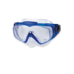 Masque de Natation Aqua Sport en Silicone (Bleu & Noir) (+14Ans) INTEX